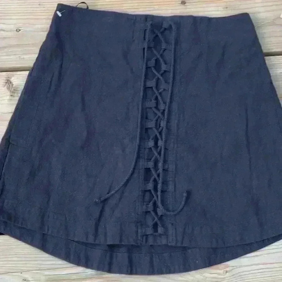 Free  People Linen Blend skirt - Picture 1 of 5